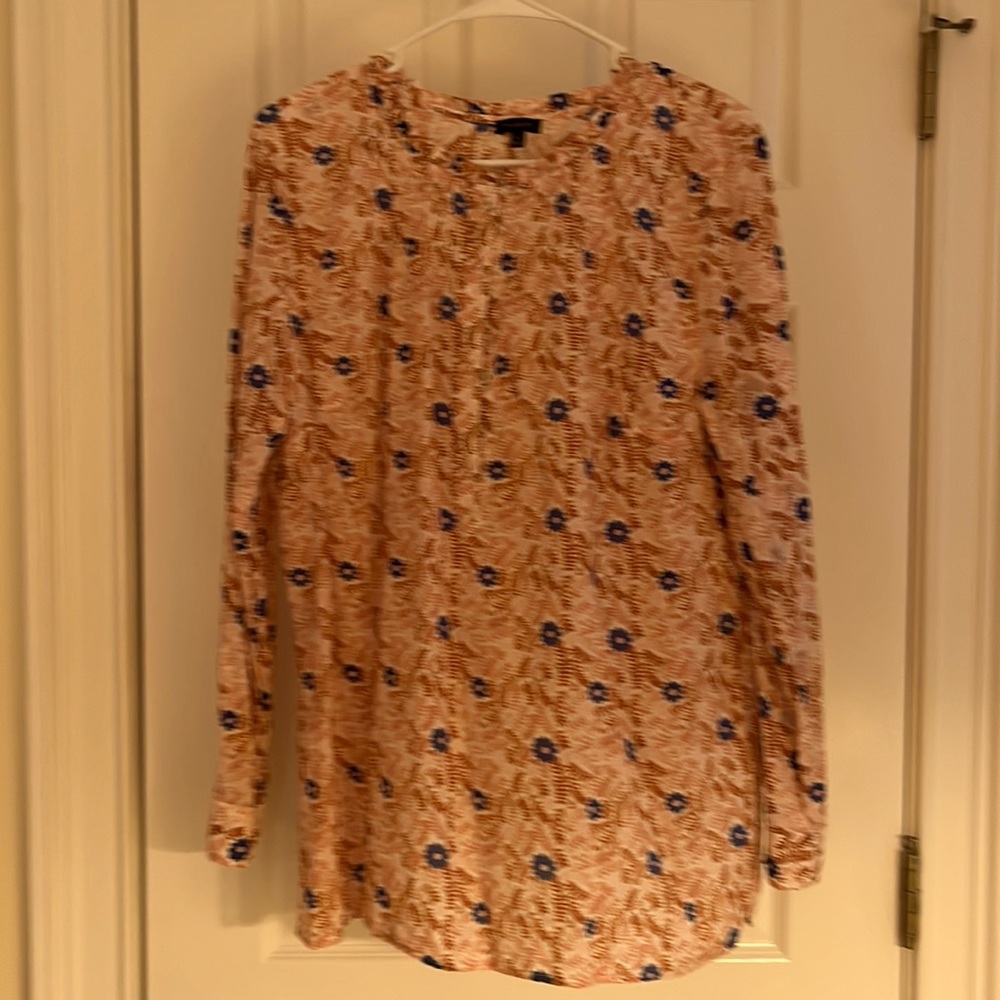 Talbots print blouse